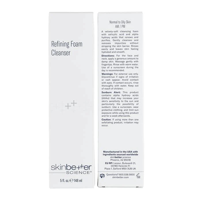 SKIN BETTER SCIENCE - Refining Foam Cleanser