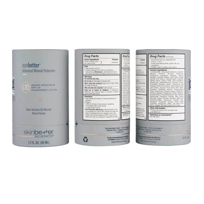 SKIN BETTER SCIENCE - sunbetter SHEER SPF 70 Sunscreen Lotion