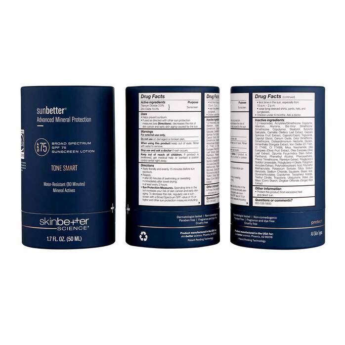 SKINBETTER - sunbetter TONE SMART SPF 75 Sunscreen Lotion